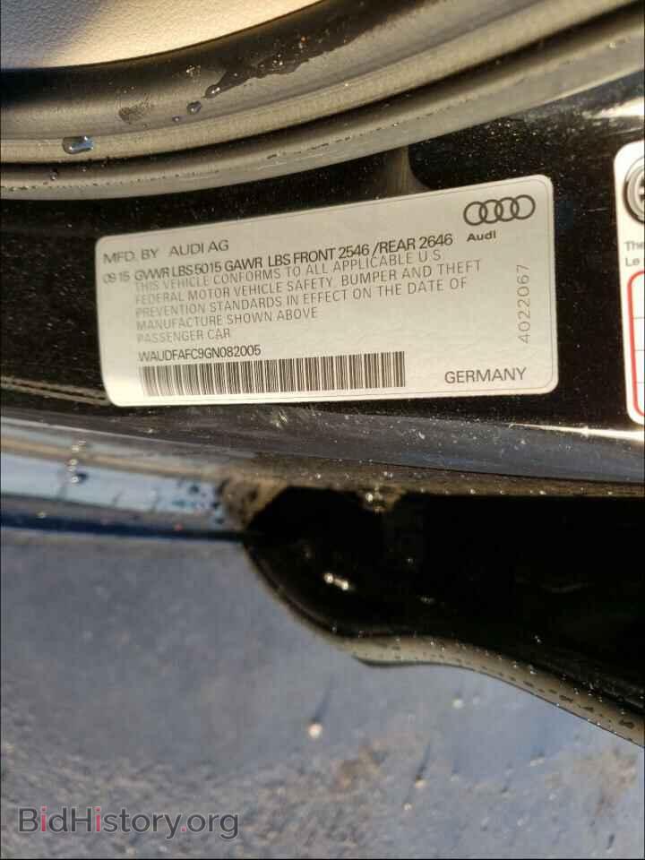 2016 AUDI A6 - VIN: WAUDFAFC9GN082005 - Фото 10