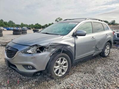 2013 Mazda CX-9 Touring, серебристый — VIN JM3TB3CV7D0400537, Copart
