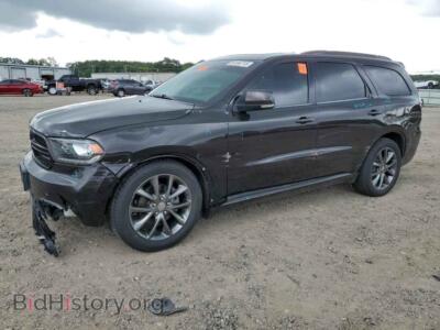 2017 Dodge DURANGO GT, черный — VIN 1C4RDHDGXHC703424, Copart