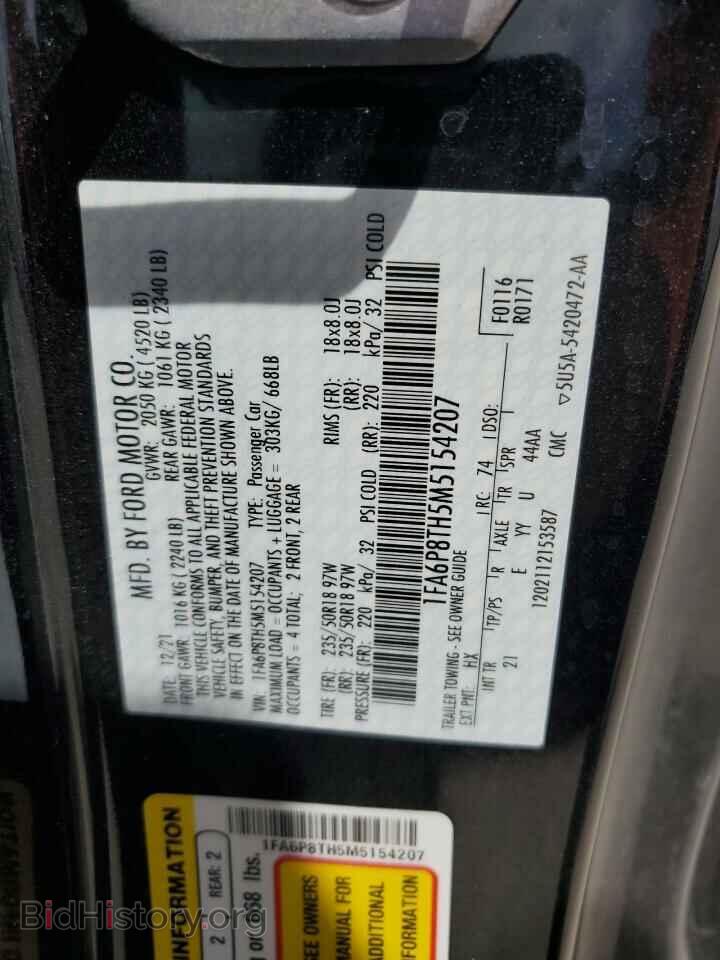 2021 FORD ALL Models - VIN: 1FA6P8TH5M5154207 - Photo 12