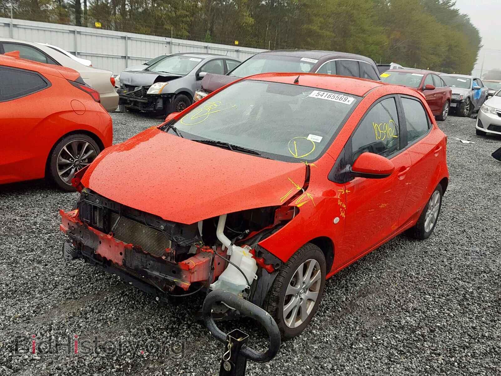 2012 MAZDA 2 - VIN: JM1DE1LZ5C0140214 - Фото 2