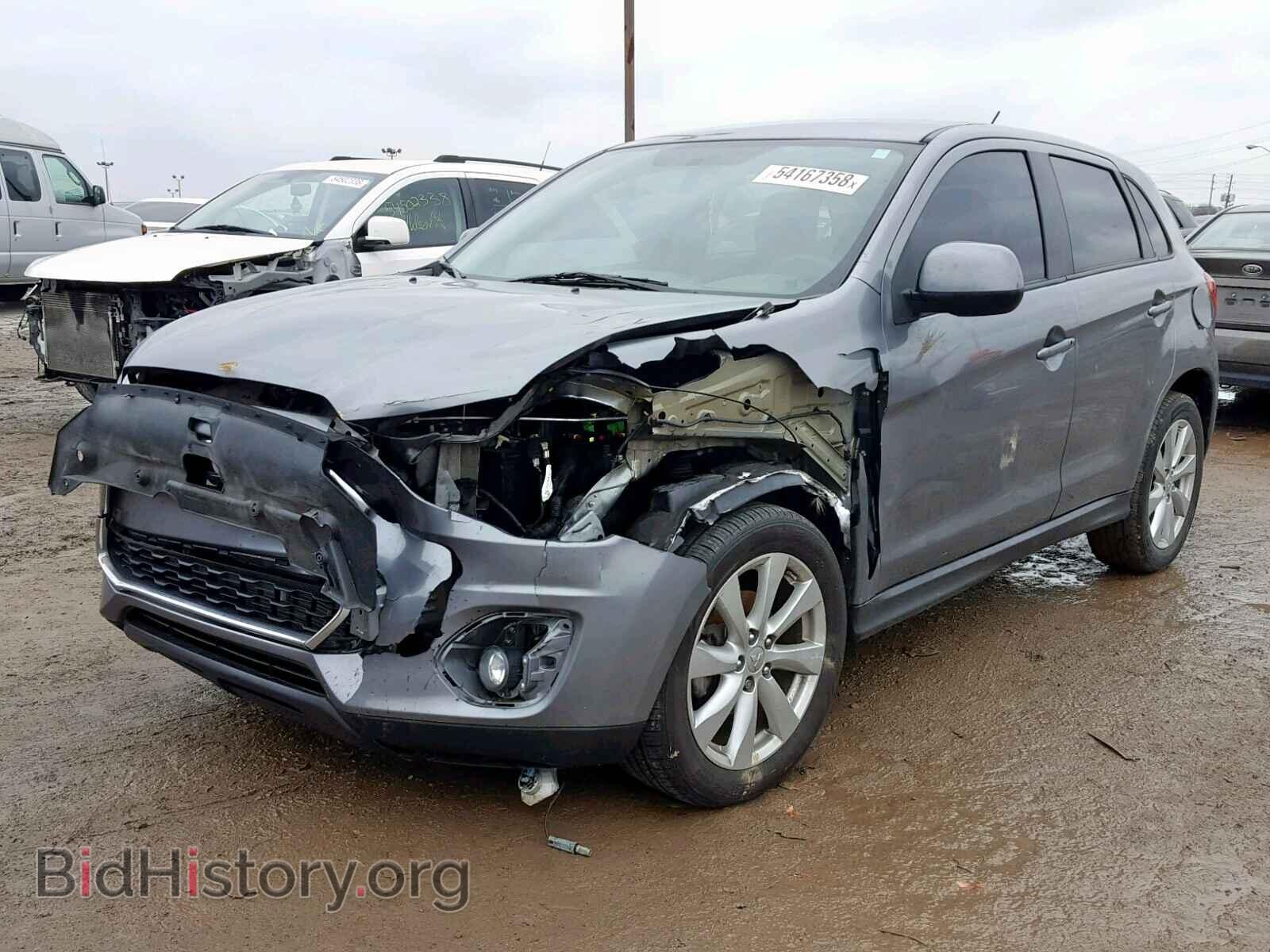 2014 MITSUBISHI OUTLANDER - VIN: 4A4AP3AU7EE026049 - Фото 2