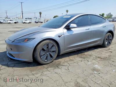 2024 Tesla MODEL 3, silver — VIN 5YJ3E1EA9RF869491, Copart