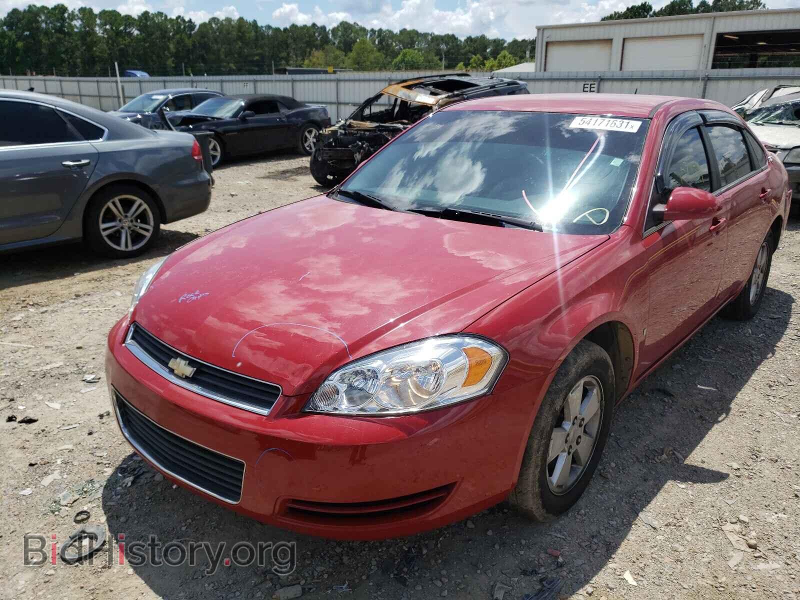 2008 CHEVROLET IMPALA - VIN: 2G1WT58K081257916 - Фото 2