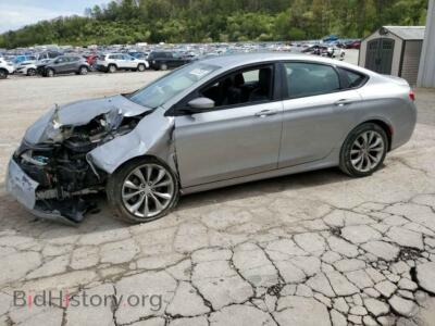 2015 Chrysler 200 S, серебристый — VIN 1C3CCCBB5FN615373, Copart