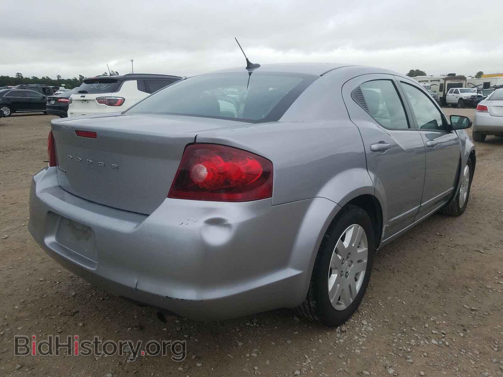 2013 DODGE AVENGER - VIN: 1C3CDZAB2DN562789 - Фото 4
