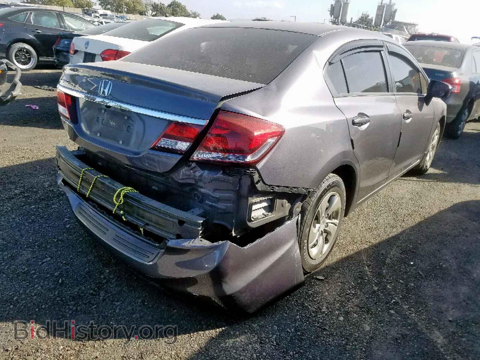 2014 HONDA CIVIC LX - VIN: 19XFB2F58EE260423 - Фото 4