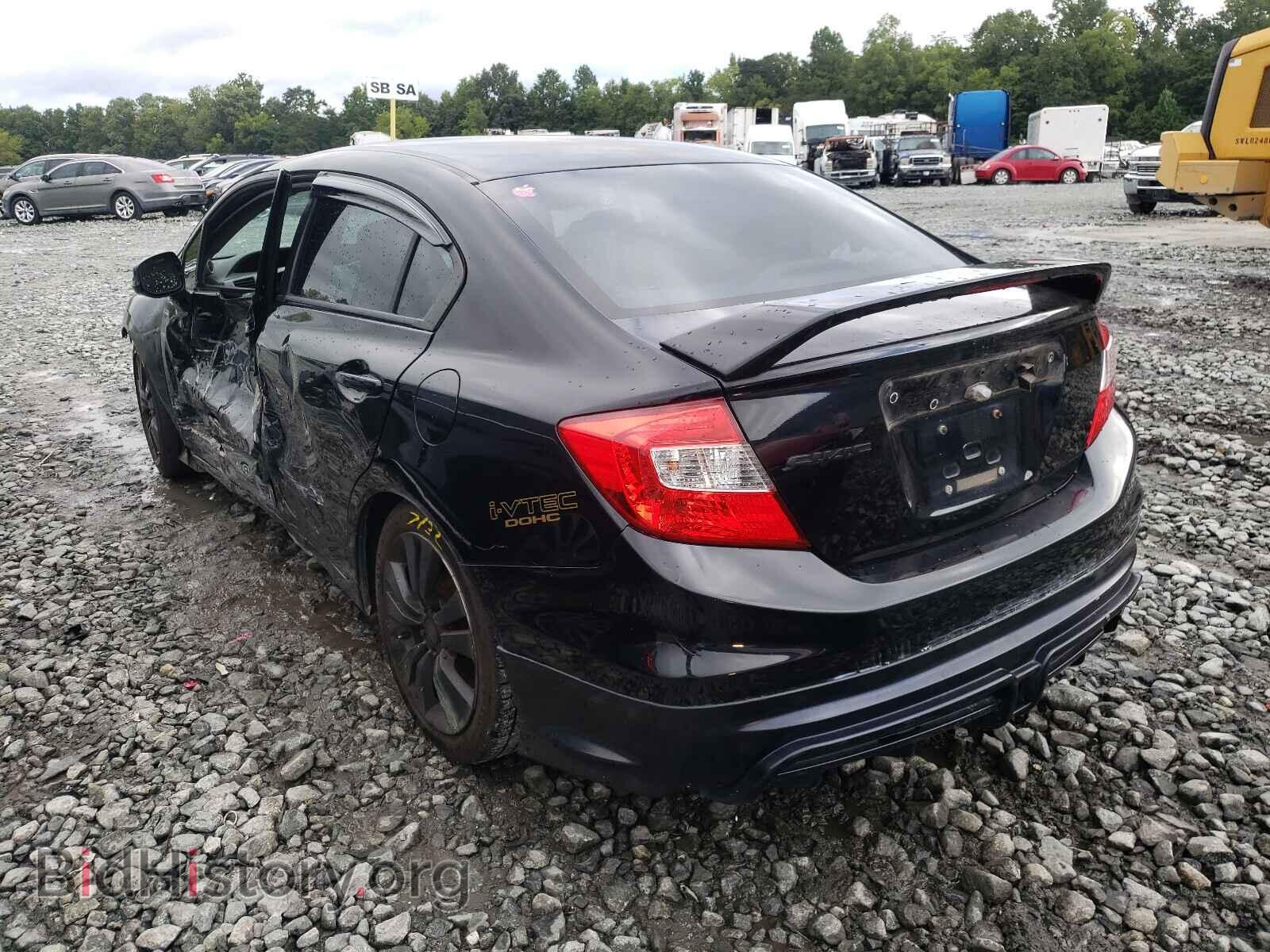 2012 HONDA CIVIC - VIN: 2HGFB2F86CH503224 - Фото 3