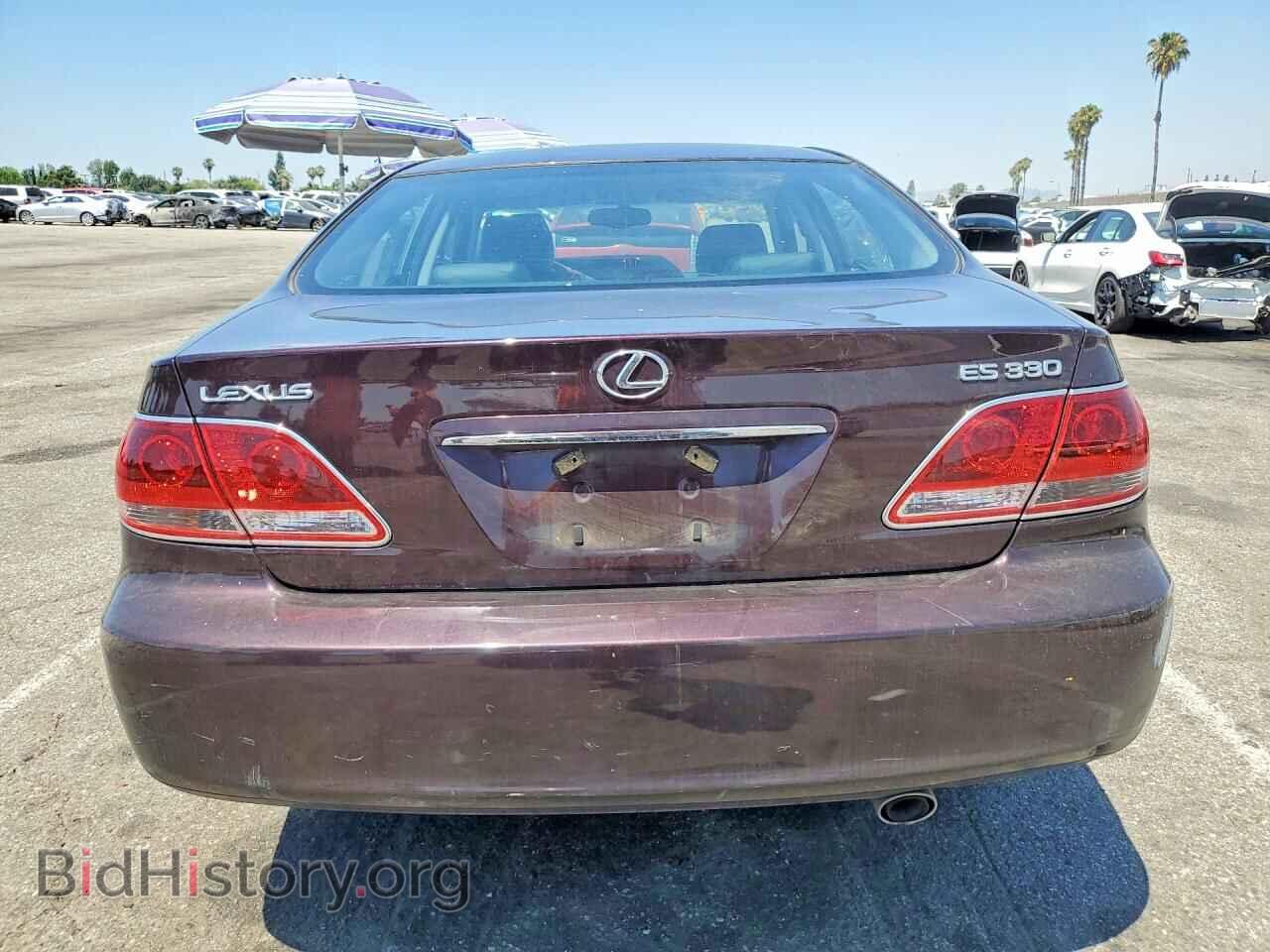 2005 LEXUS ES330 - VIN: JTHBA30G255137177 - Фото 6