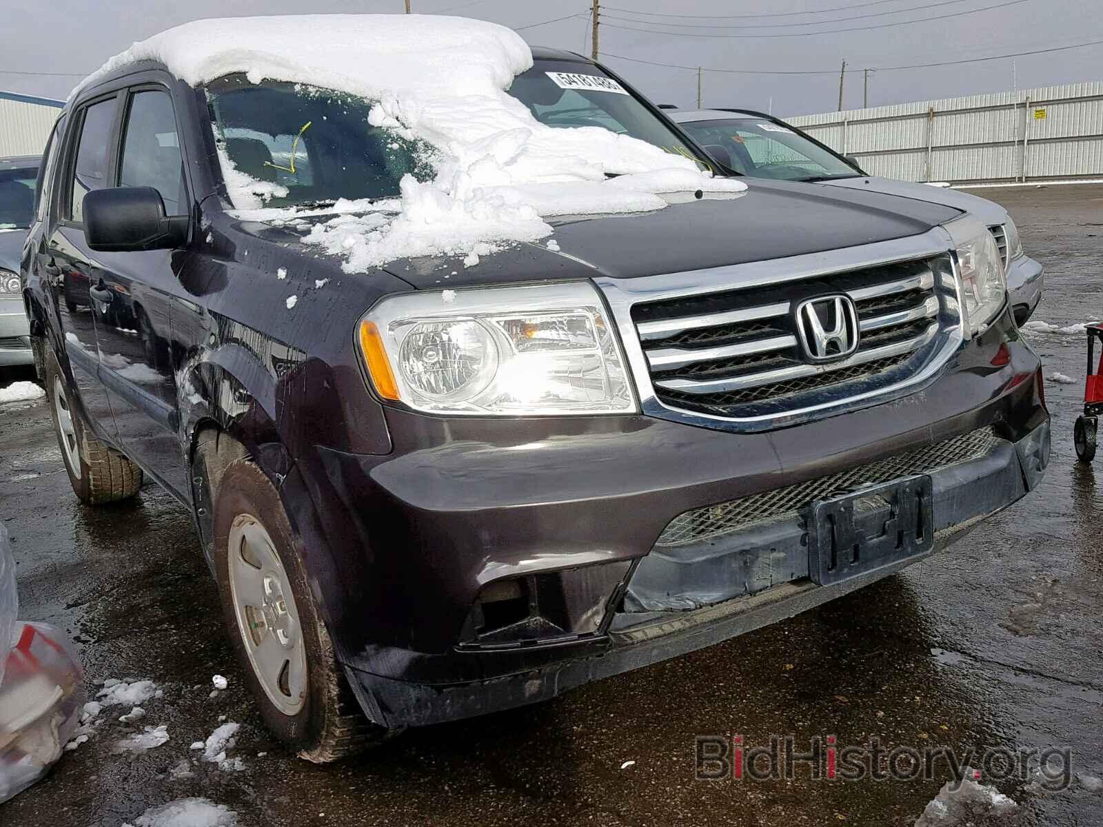 Фотография 5FNYF4H23CB009781 - HONDA PILOT LX 2012