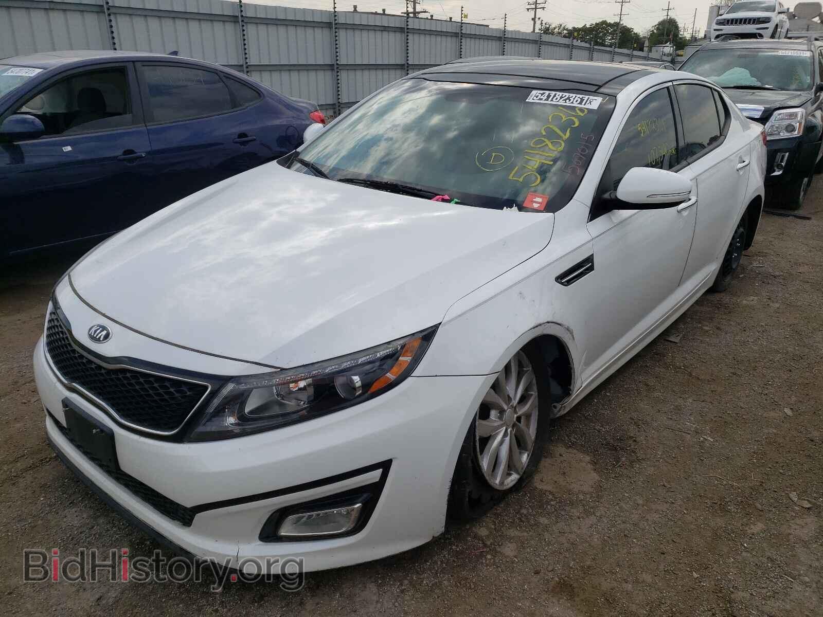 2015 KIA OPTIMA - VIN: 5XXGN4A71FG507015 - Фото 2
