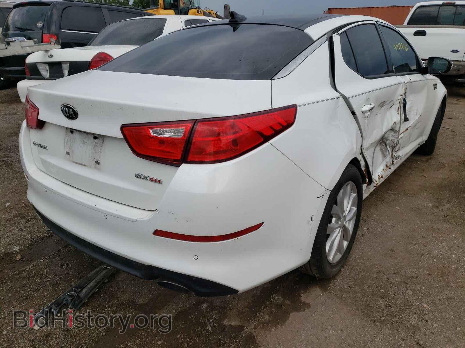 2015 KIA OPTIMA - VIN: 5XXGN4A71FG507015 - Фото 4
