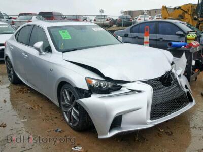 2014 Lexus IS IS 350, серебристый — VIN JTHBE1D24E5009742, Copart