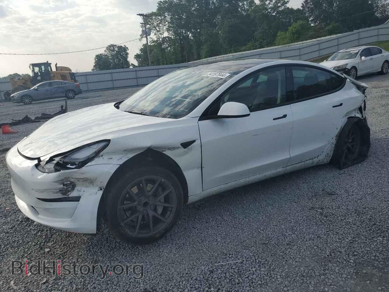 Photo 5YJ3E1EA1NF376110 - TESLA MODEL 3 2022