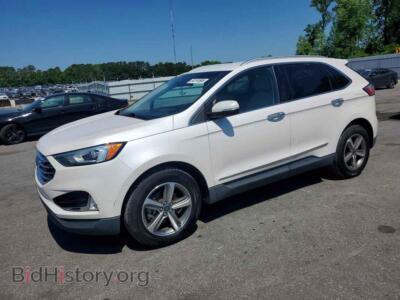 2019 Ford EDGE SEL, white — VIN 2FMPK3J99KBC08253, Copart