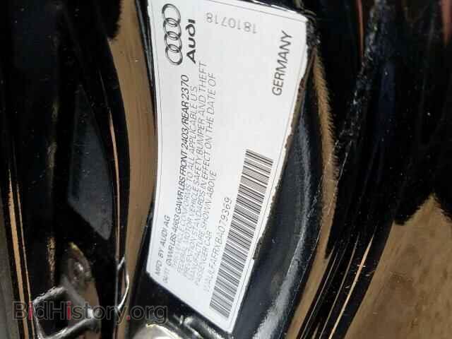 2011 AUDI A5 PREMIUM - VIN: WAULFAFRXBA079369 - Фото 10