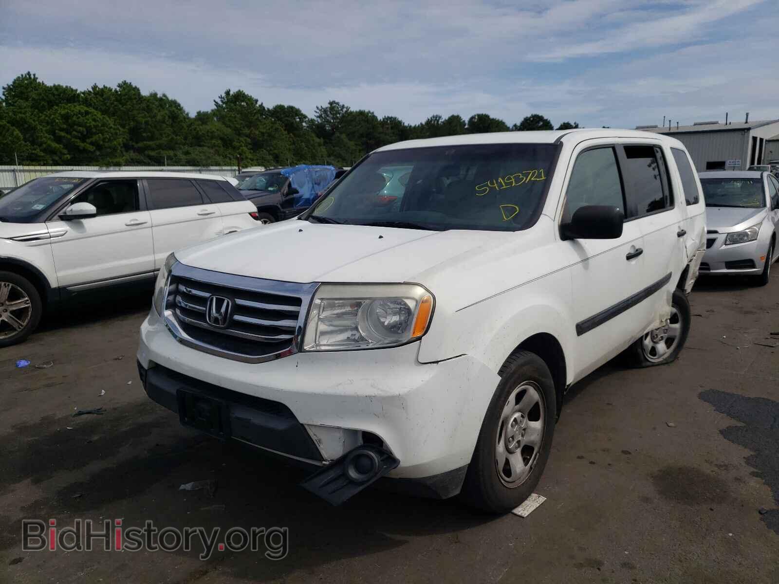 2012 HONDA PILOT - VIN: 5FNYF4H24CB082643 - Photo 2