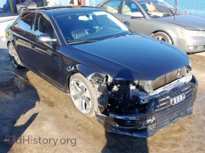 2014 Audi A4 A4 Premium, черный — VIN WAUFFAFL1EN007661, Copart