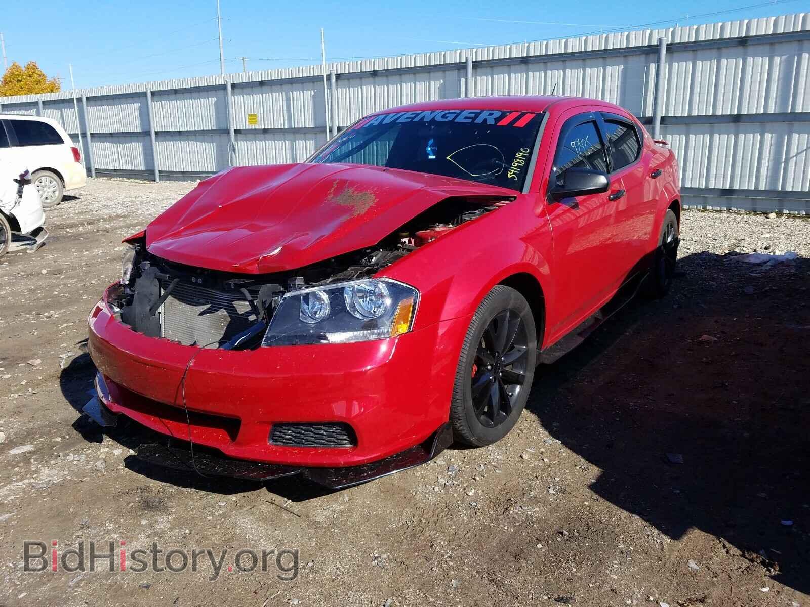 2014 DODGE AVENGER - VIN: 1C3CDZAB4EN184167 - Фото 2