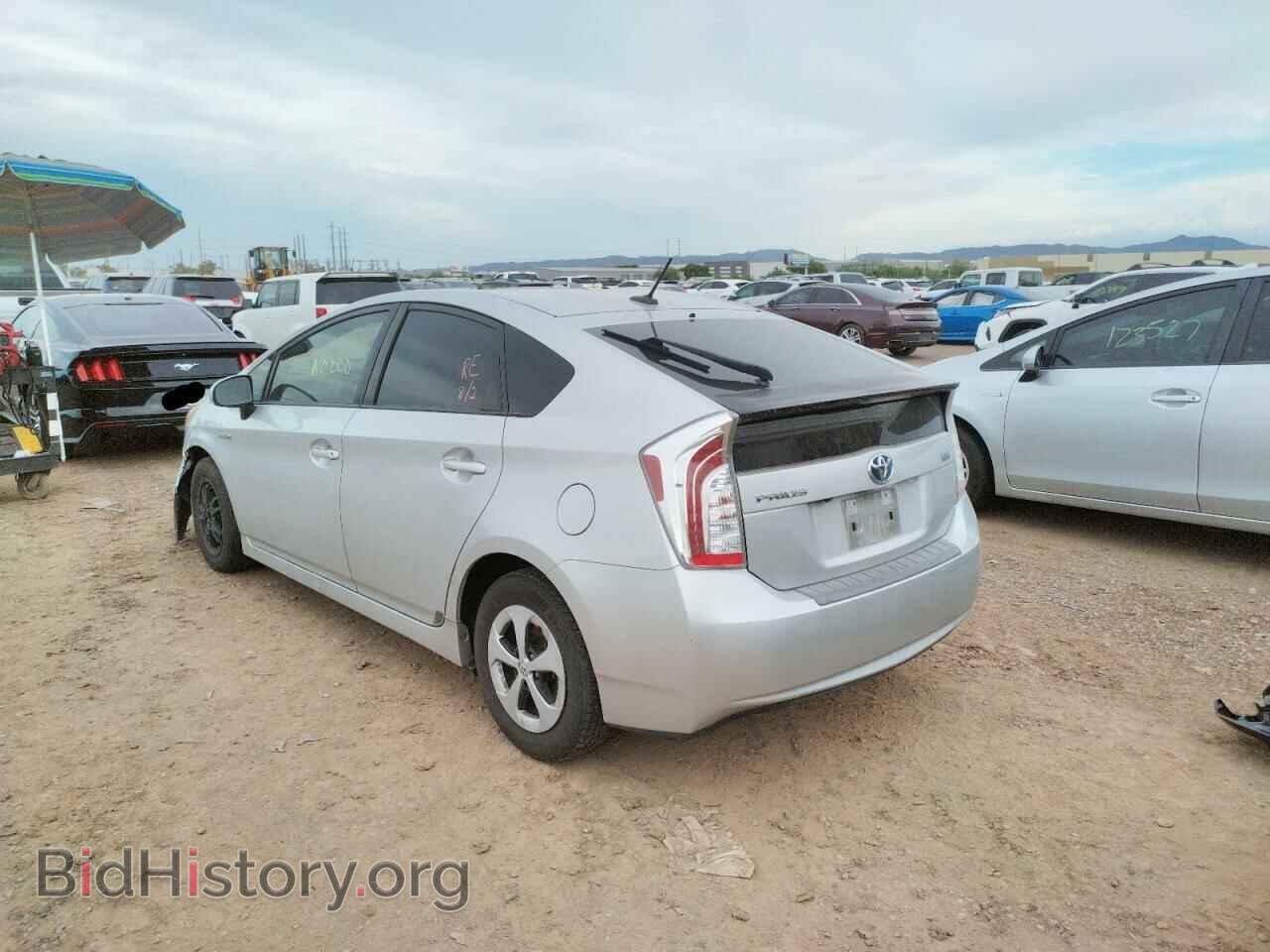 2014 TOYOTA PRIUS - VIN: JTDKN3DU4E0368827 - Фото 3
