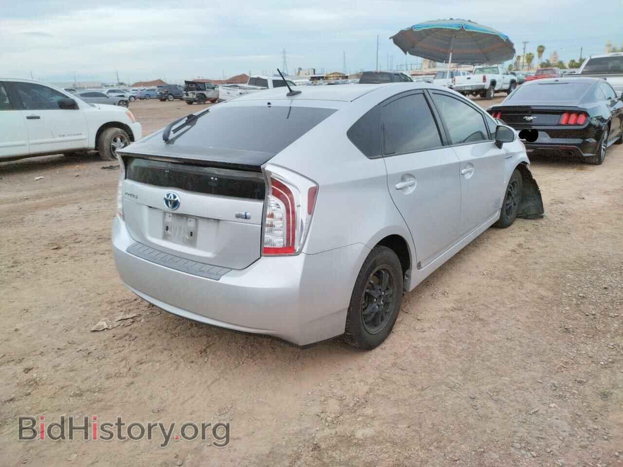 2014 TOYOTA PRIUS - VIN: JTDKN3DU4E0368827 - Фото 4