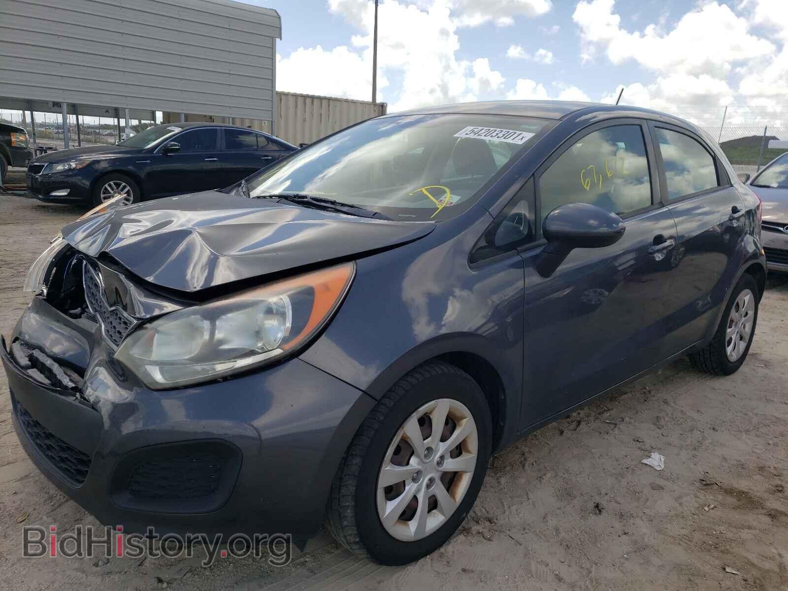 2012 KIA RIO - VIN: KNADN5A36C6082761 - Фото 2