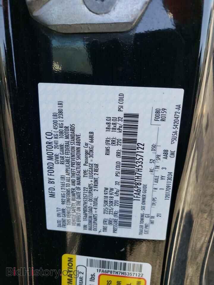 2017 FORD ALL Models - VIN: 1FA6P8TH7H5357122 - Photo 12