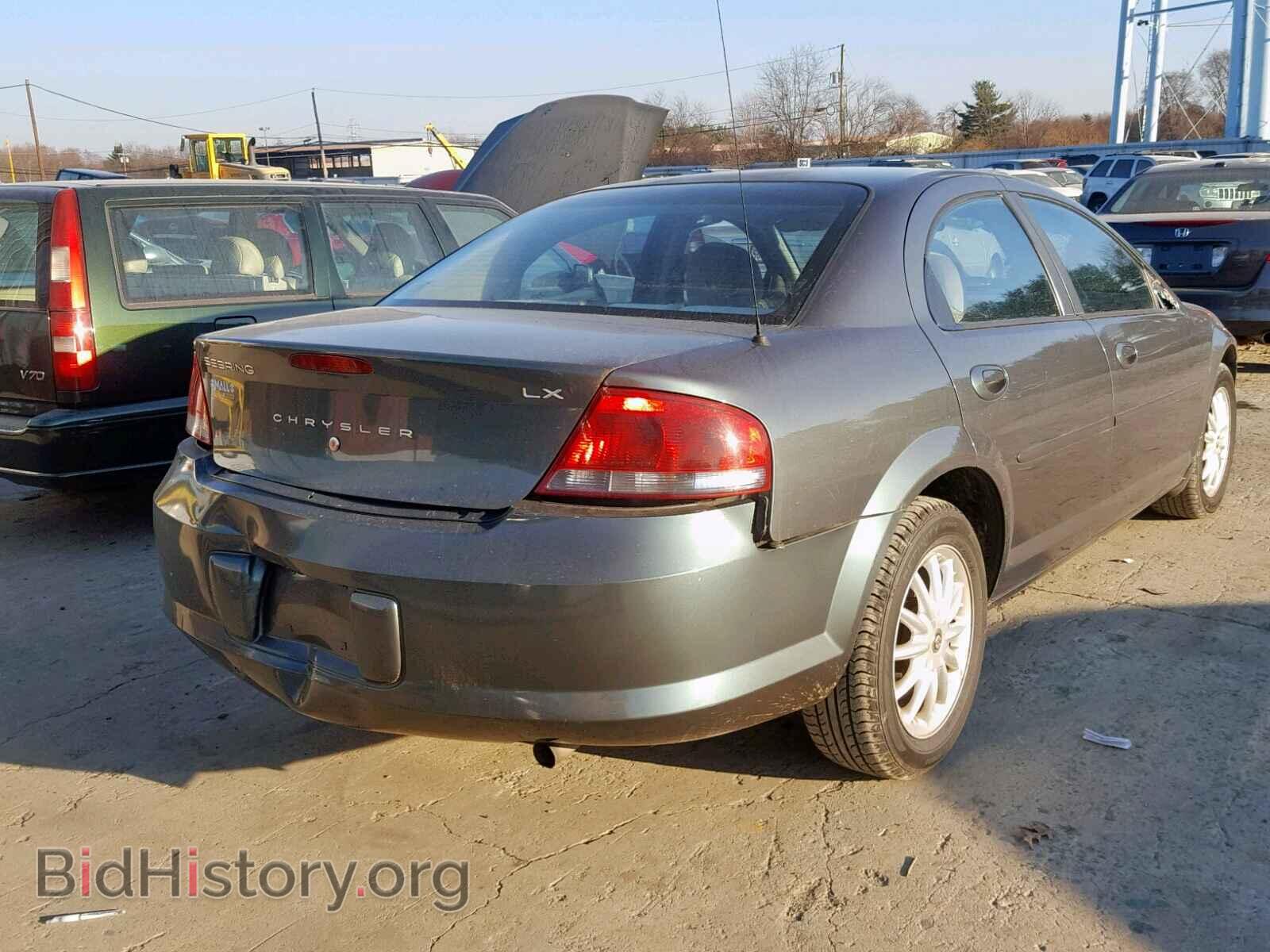 2002 CHRYSLER SEBRING - VIN: 1C3EL46XX2N257279 - Фото 4