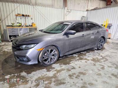 2019 Honda CIVIC Sport, серый — VIN 19XFC2F88KE008724, Copart