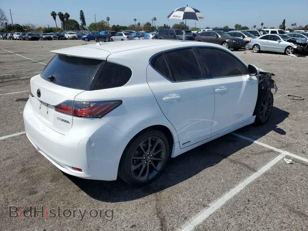 2013 LEXUS CT 200 - VIN: JTHKD5BH4D2166348 - Фото 3