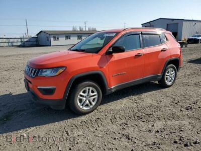 2017 Jeep COMPASS Sport, оранжевый — VIN 3C4NJDAB5HT642691, Copart