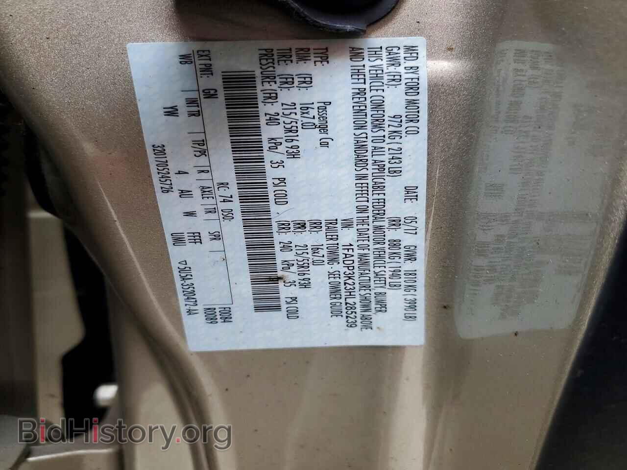 2017 FORD FOCUS - VIN: 1FADP3K23HL285239 - Photo 12