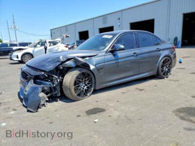 2018 BMW M3, gray — VIN WBS8M9C59J5J79008, Copart