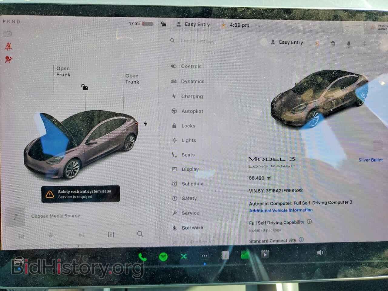 2018 TESLA MODEL 3 - VIN: 5YJ3E1EA2JF059592 - Фото 9