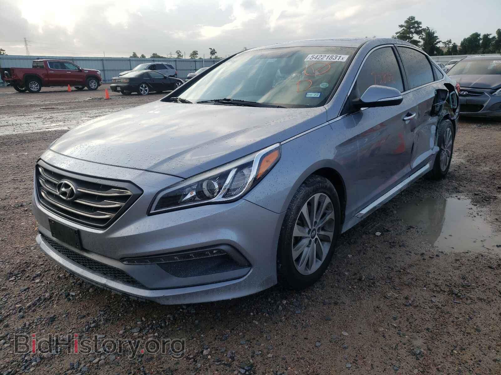 2017 HYUNDAI SONATA - VIN: 5NPE34AF6HH583700 - Фото 2