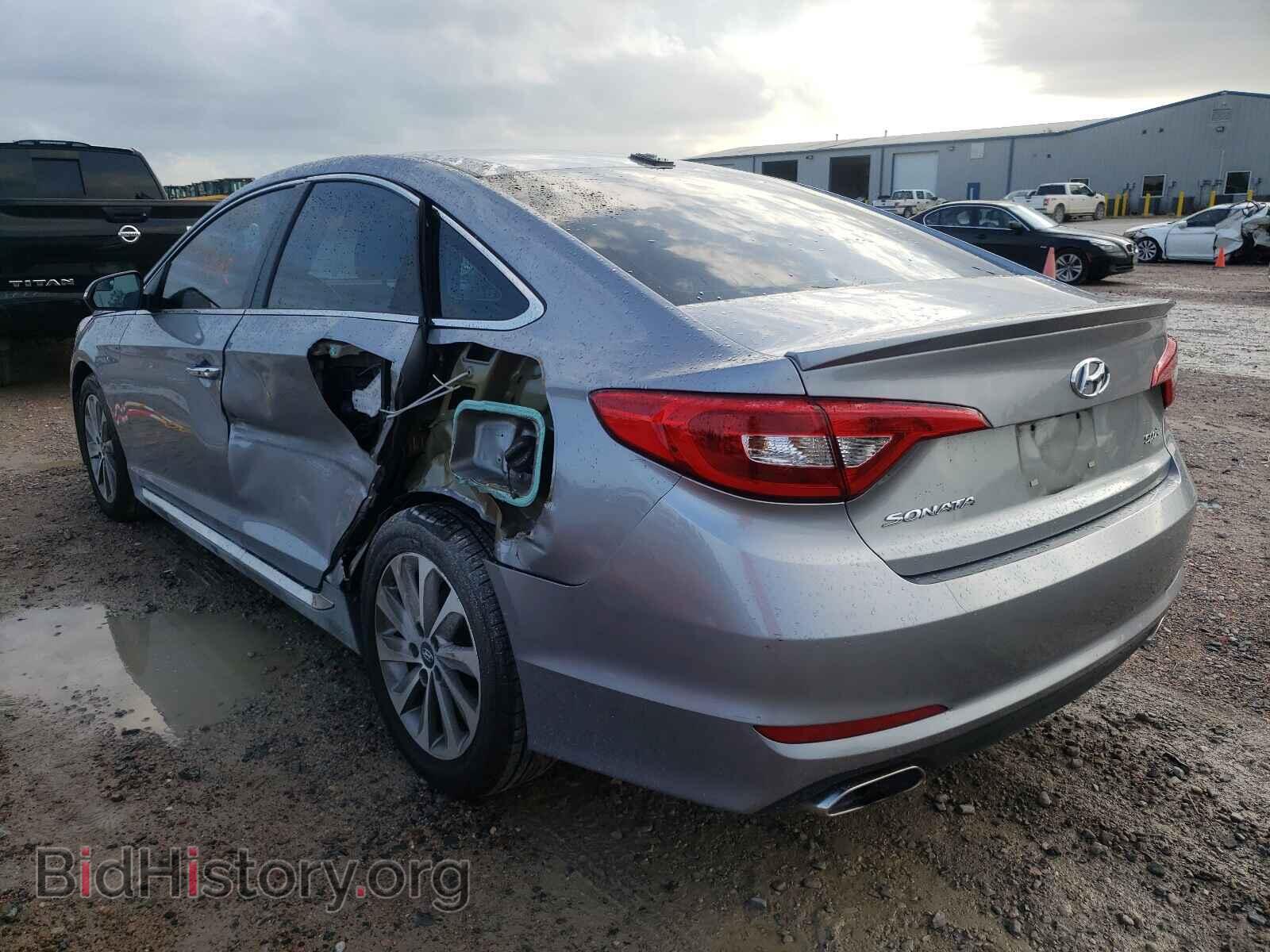 2017 HYUNDAI SONATA - VIN: 5NPE34AF6HH583700 - Фото 3