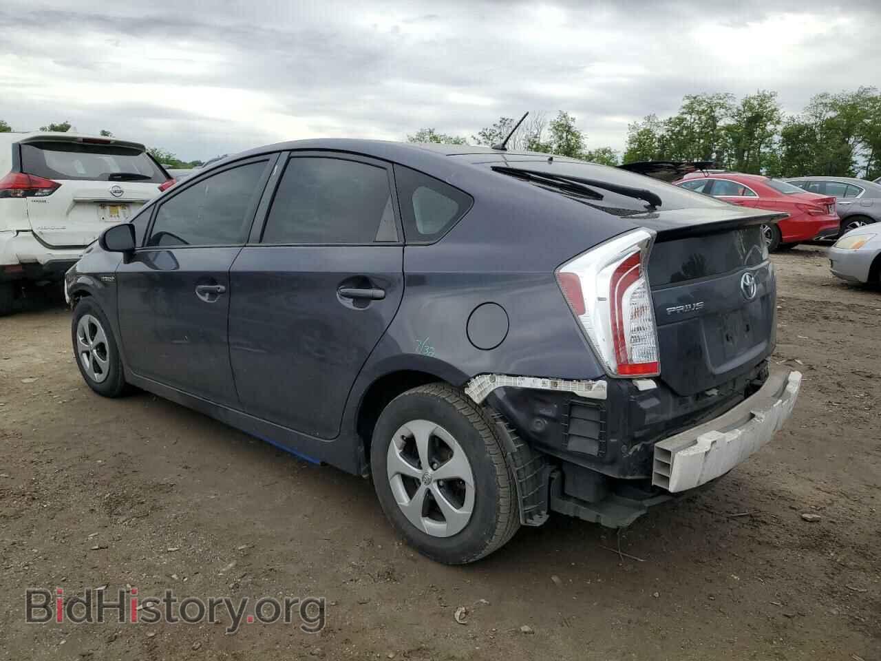 2014 TOYOTA PRIUS - VIN: JTDKN3DU8E0392807 - Фото 2