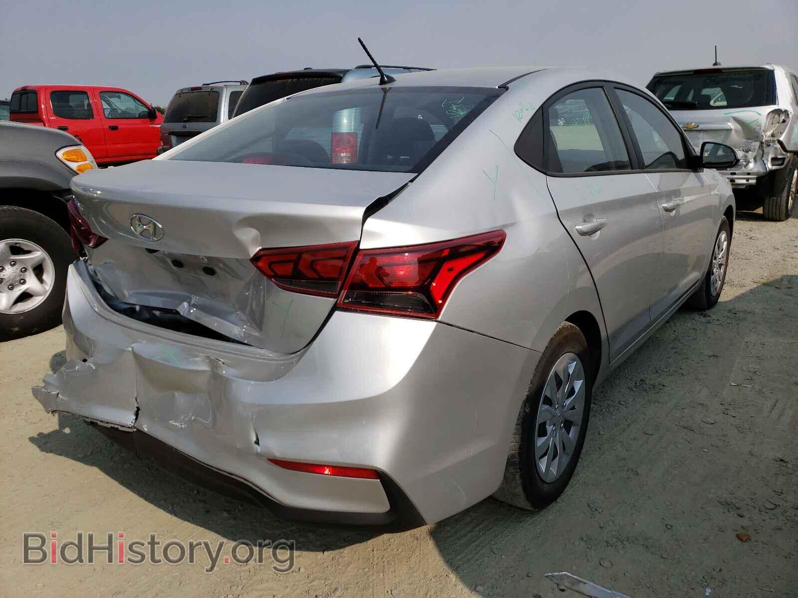 2019 HYUNDAI ACCENT - VIN: 3KPC24A3XKE061177 - Фото 4
