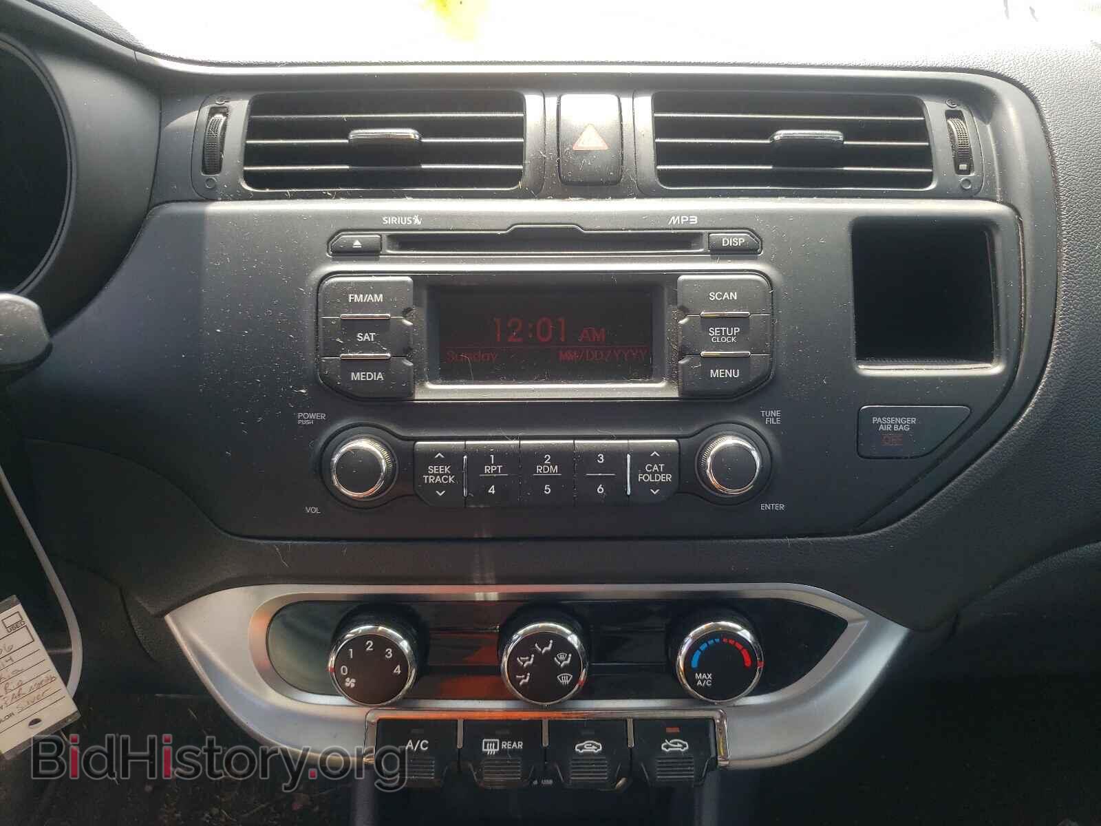 2014 KIA RIO - VIN: KNADM4A3XE6404706 - Фото 9
