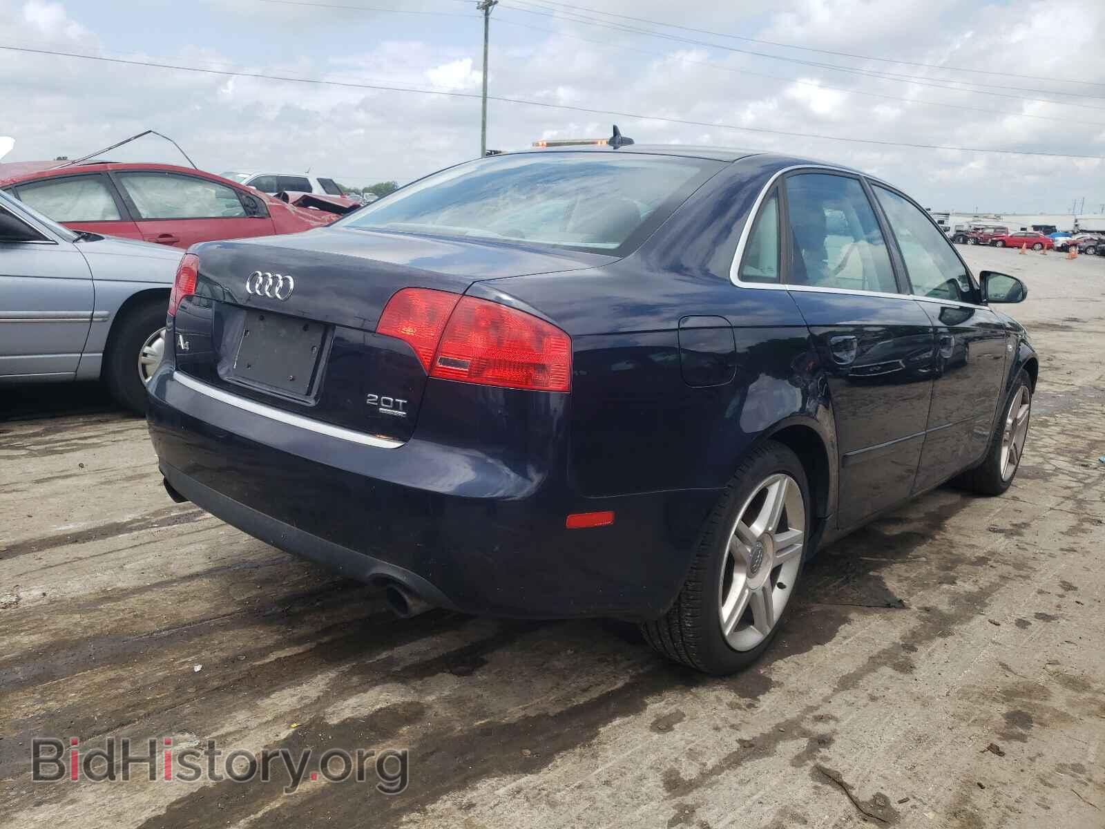 2007 AUDI A4 - VIN: WAUDF78E17A202274 - Фото 4
