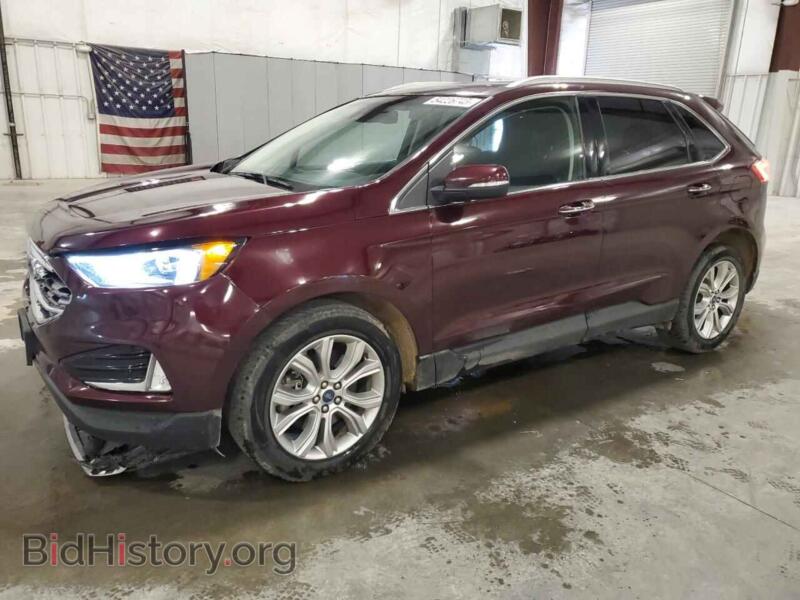 2019 Ford EDGE Titanium (VIN 2FMPK4K90KBB23645) — фото 1 из 15, Copart, повреждение: передняя часть
