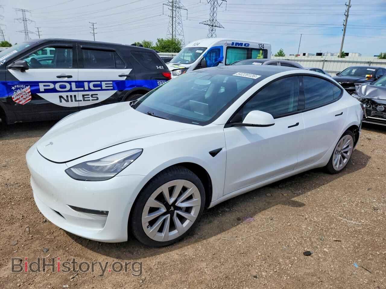 Photo 5YJ3E1EB3MF859914 - TESLA MODEL 3 2021
