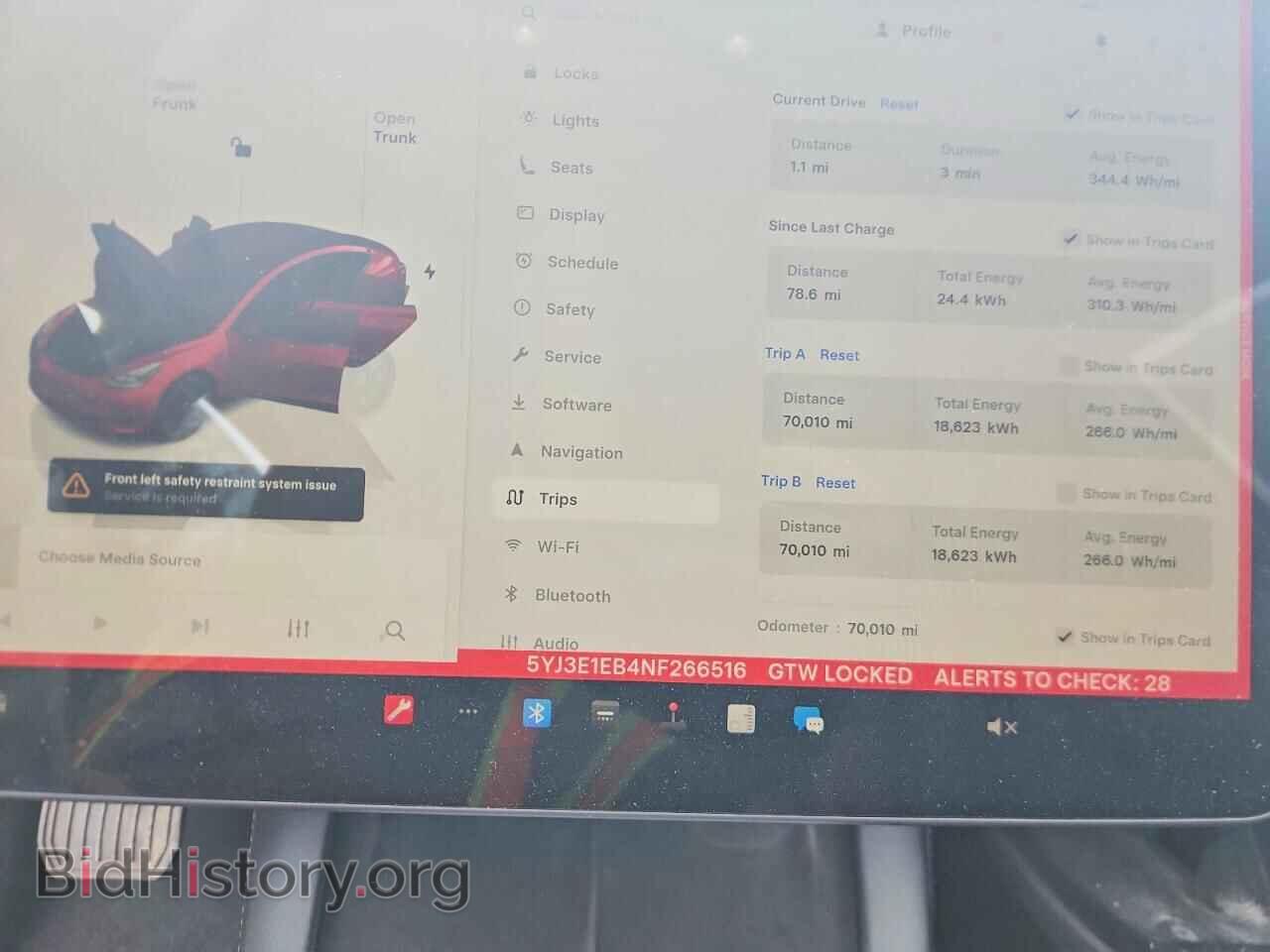 2022 TESLA MODEL 3 - VIN: 5YJ3E1EB4NF266516 - Photo 9