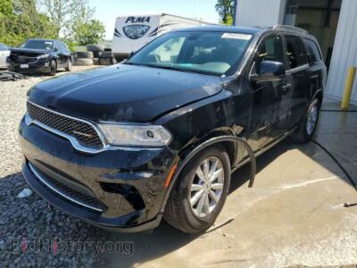 2023 Dodge DURANGO SXT, black — VIN 1C4RDHAGXPC616092, Copart