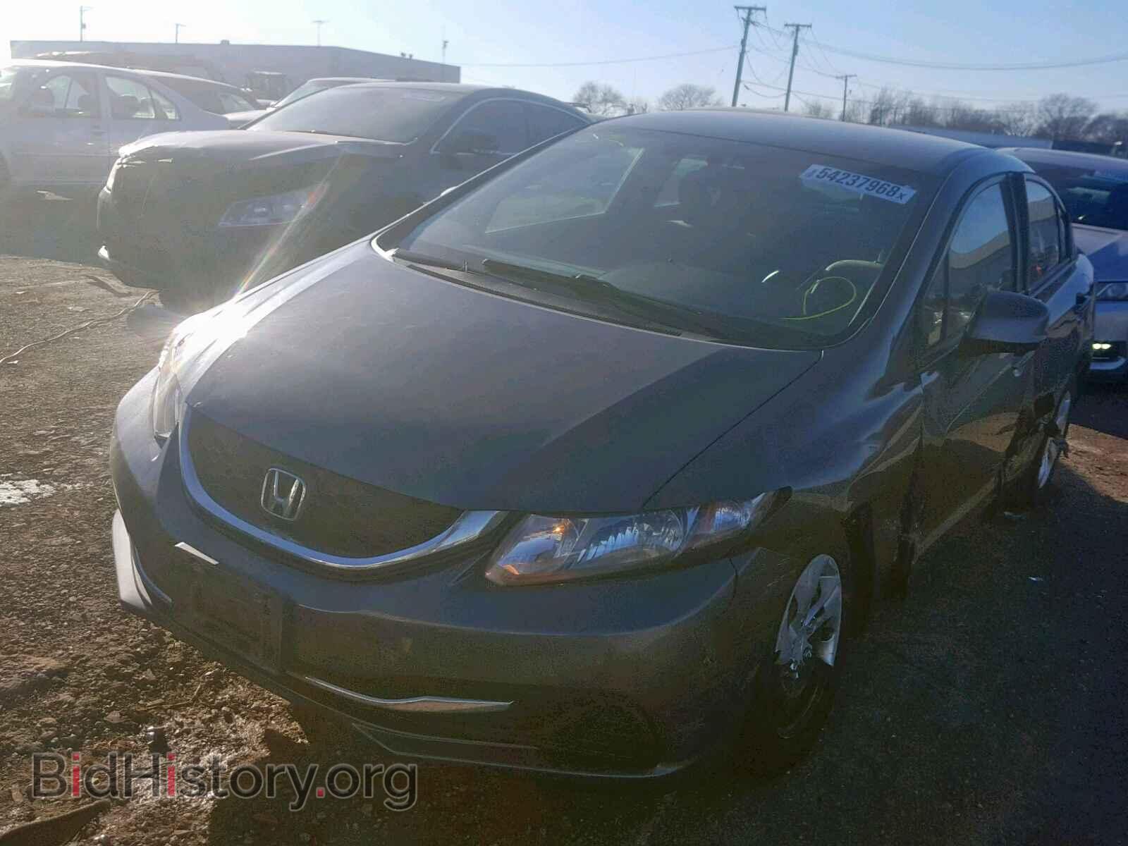 2013 HONDA CIVIC LX - VIN: 19XFB2F56DE096569 - Фото 2
