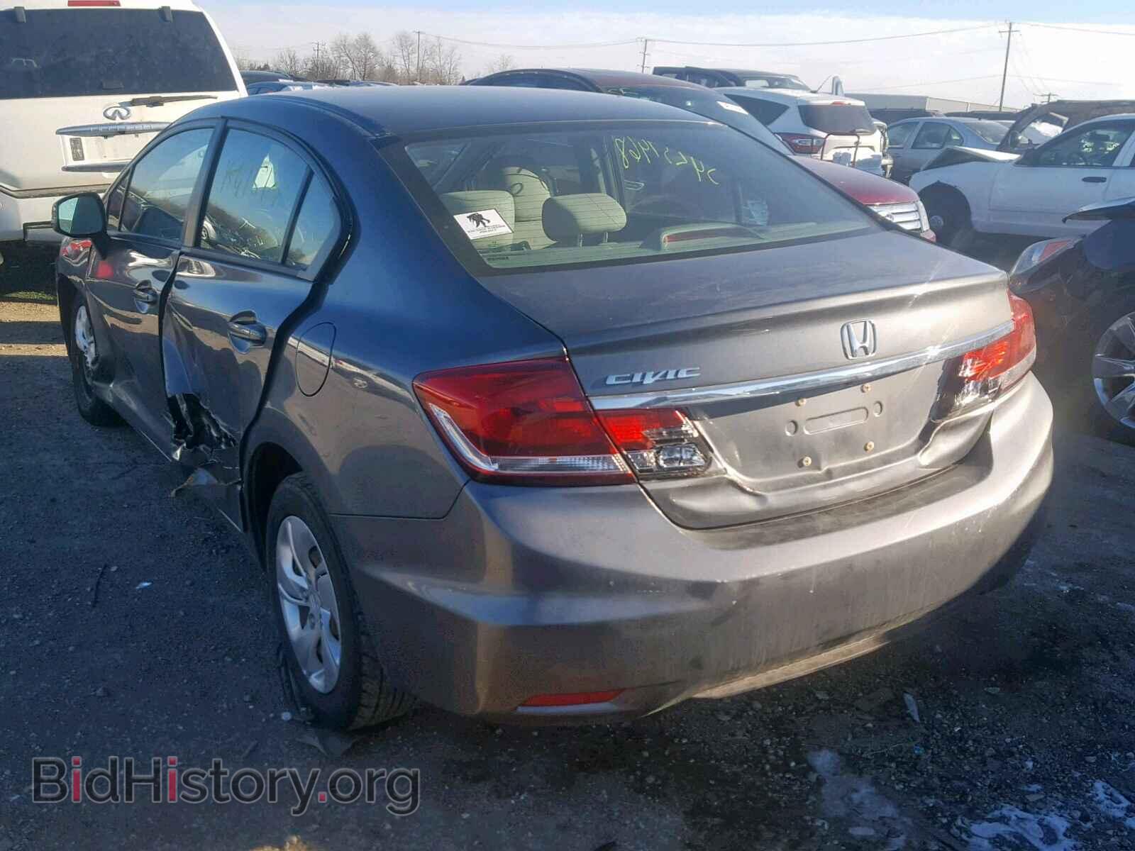 2013 HONDA CIVIC LX - VIN: 19XFB2F56DE096569 - Фото 3