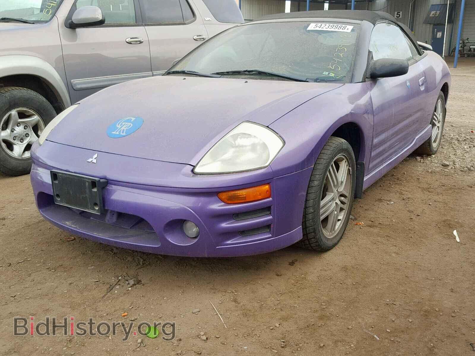 2003 MITSUBISHI ECLIPSE - VIN: 4A3AE55H23E088409 - Фото 2
