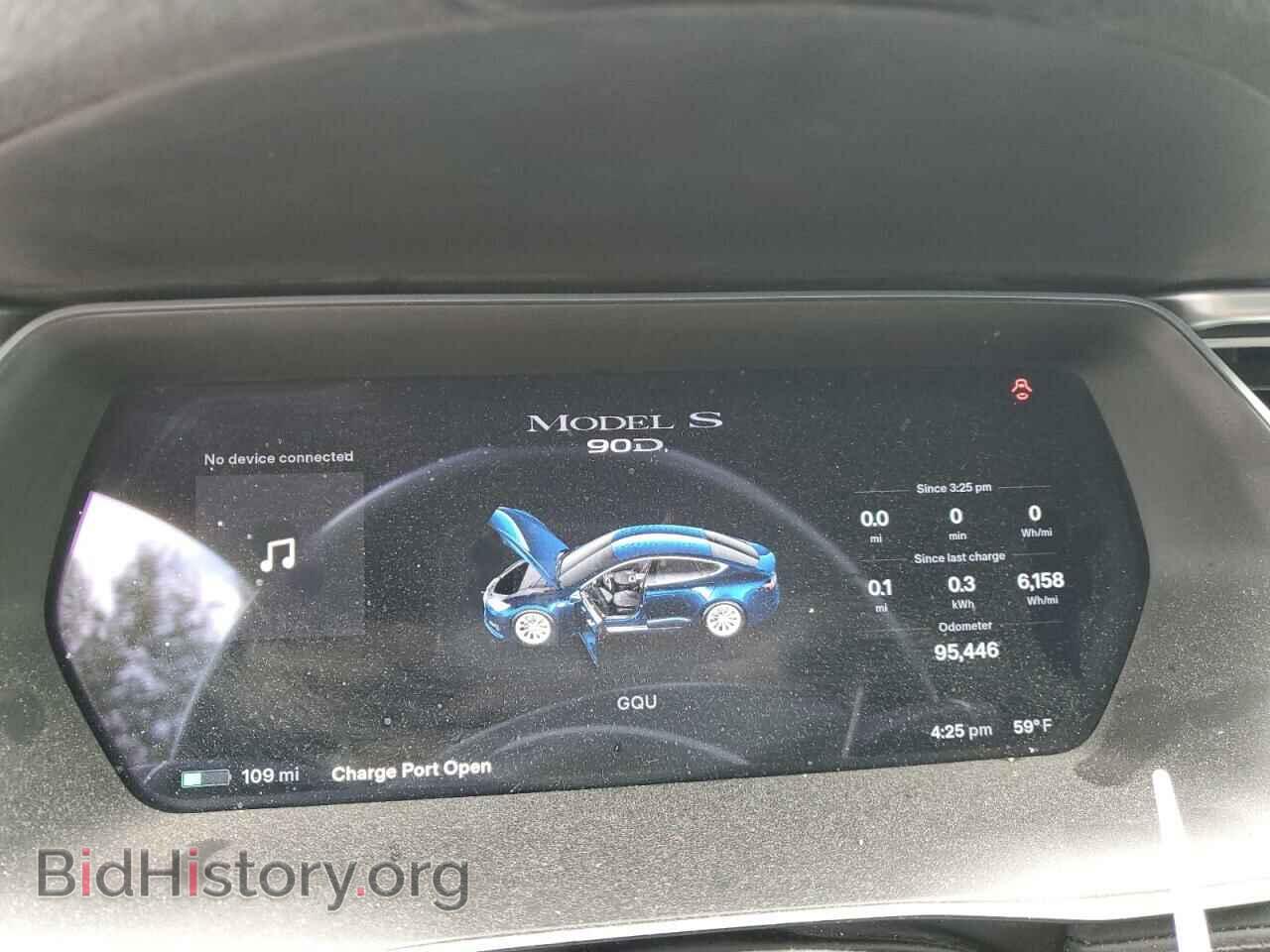 2016 TESLA MODEL S - VIN: 5YJSA1E2XGF177205 - Фото 9