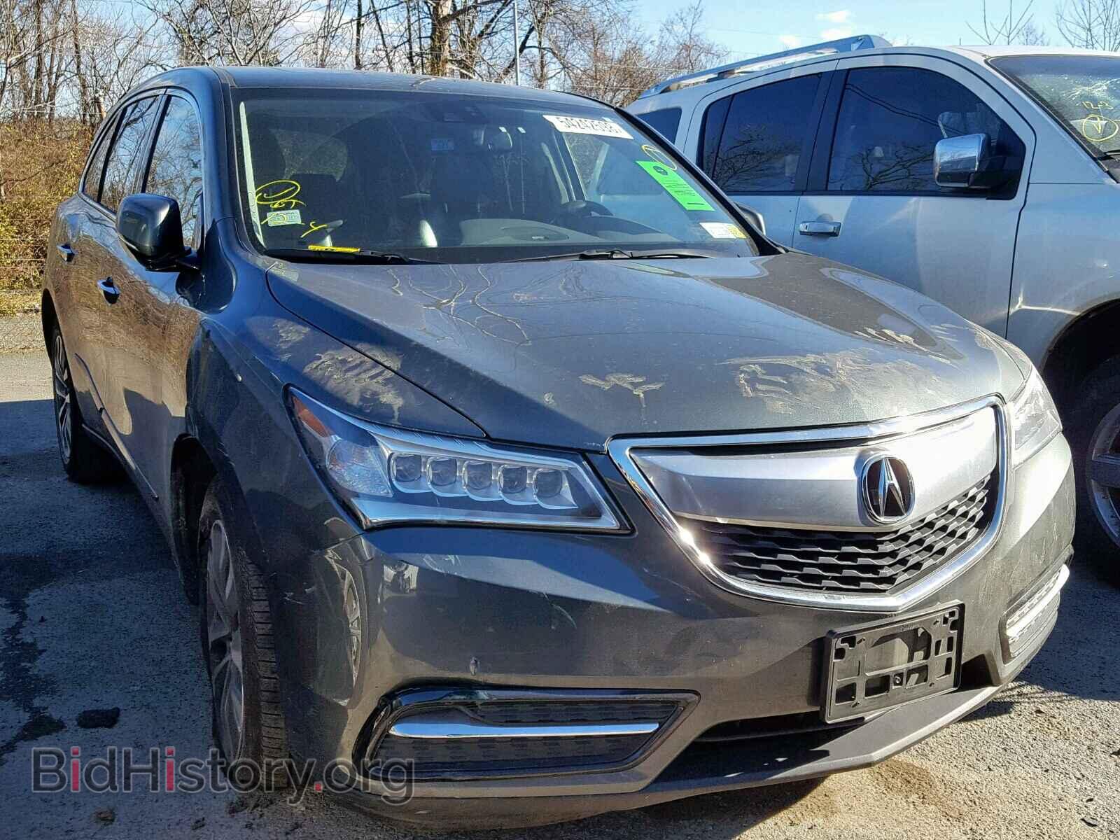 Фотография 5FRYD4H48FB025372 - ACURA MDX 2015