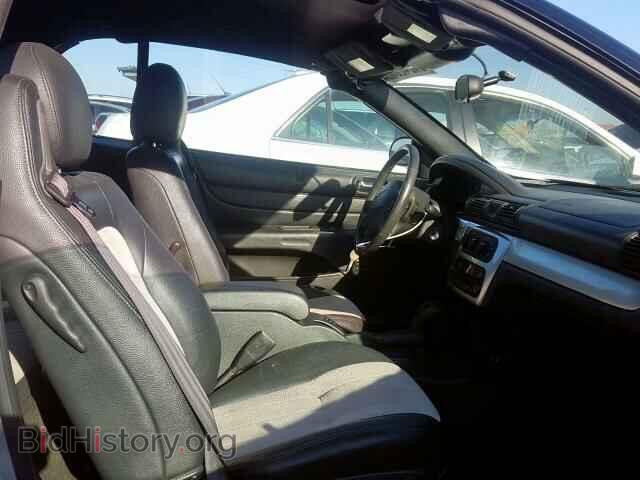 2004 CHRYSLER SEBRING - VIN: 1C3EL55RX4N291086 - Фото 5